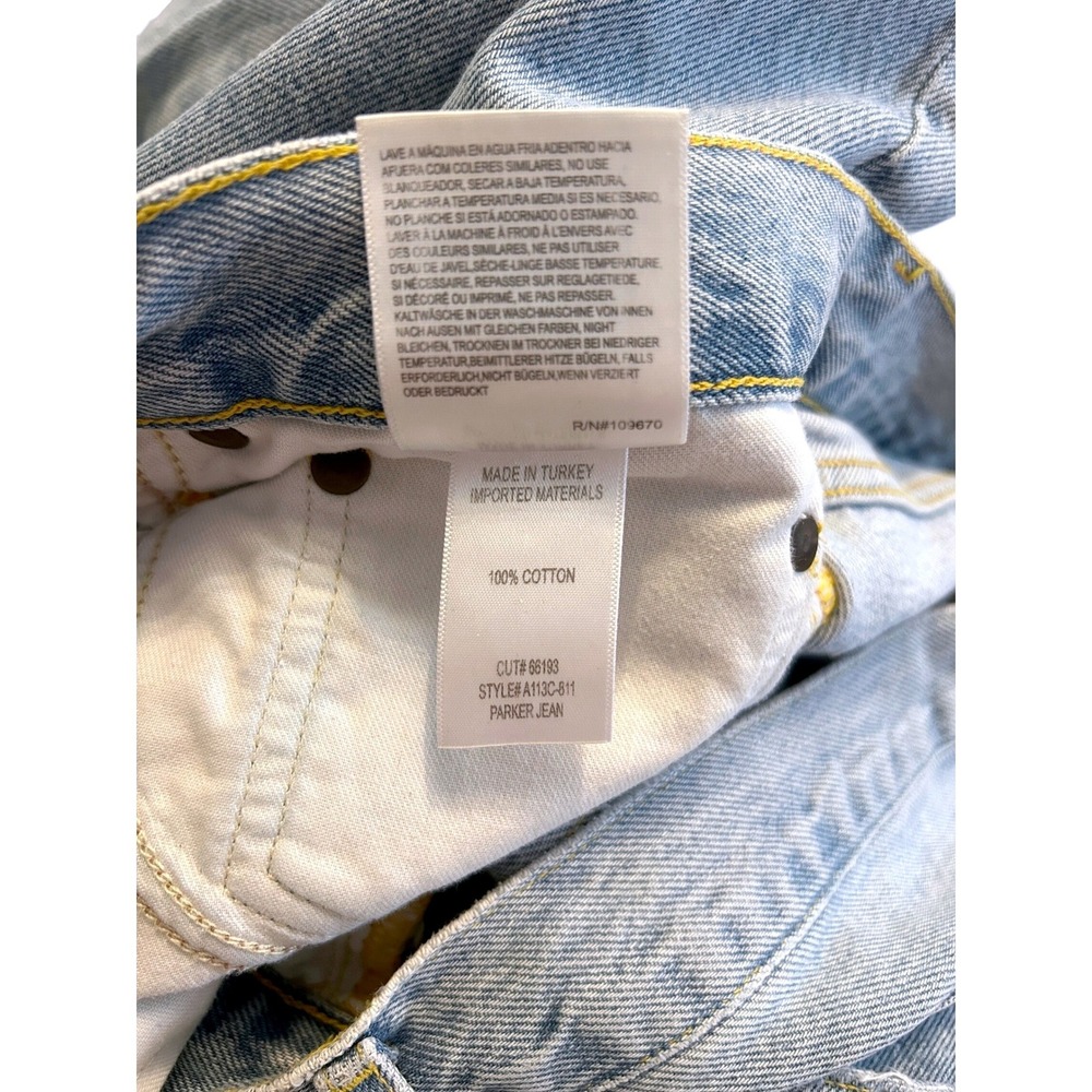 Agolde Light Wash Straight Leg Jeans - Picture 11 of 11